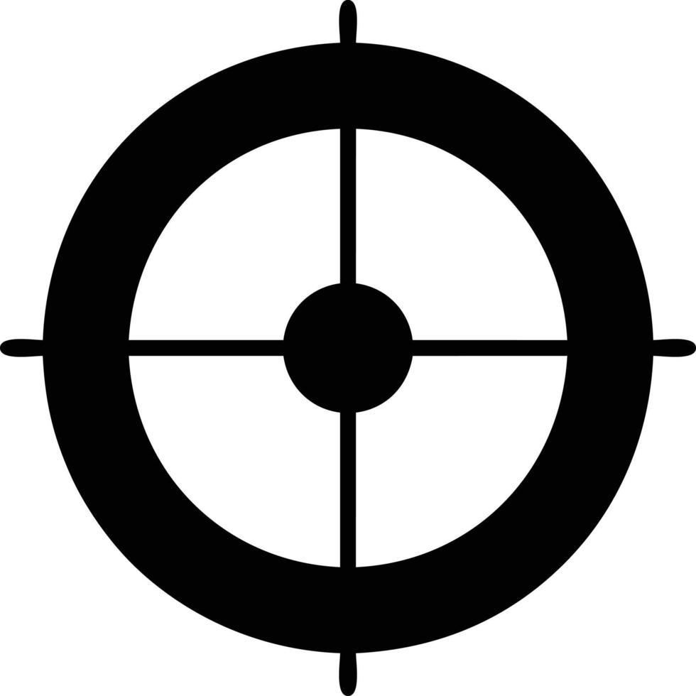 Target focus icon symbol design image, illustration of the success goal icon concept. EPS 10 vector