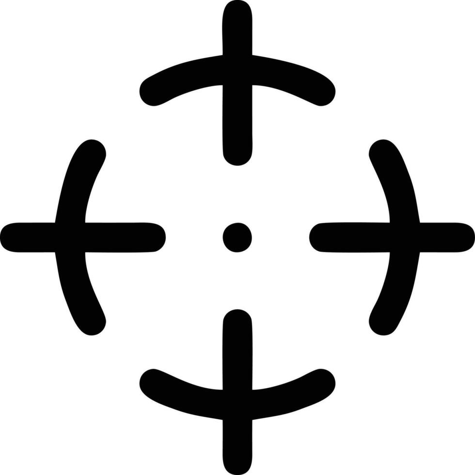 Target focus icon symbol design image, illustration of the success goal icon concept. EPS 10 vector