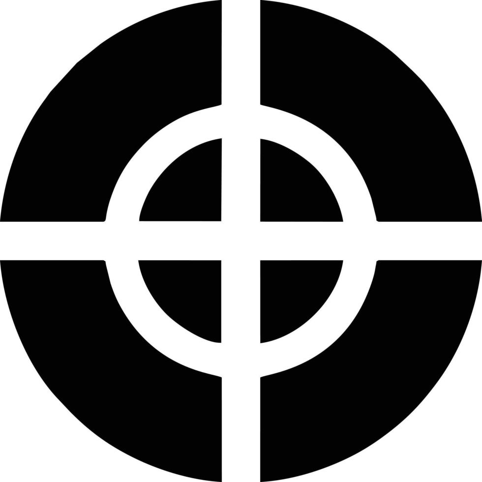 Target focus icon symbol design image, illustration of the success goal icon concept. EPS 10 vector