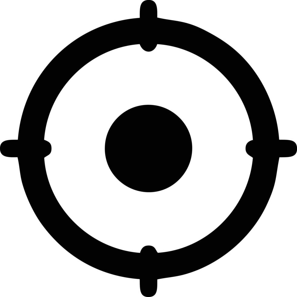 Target focus icon symbol design image, illustration of the success goal icon concept. EPS 10 vector