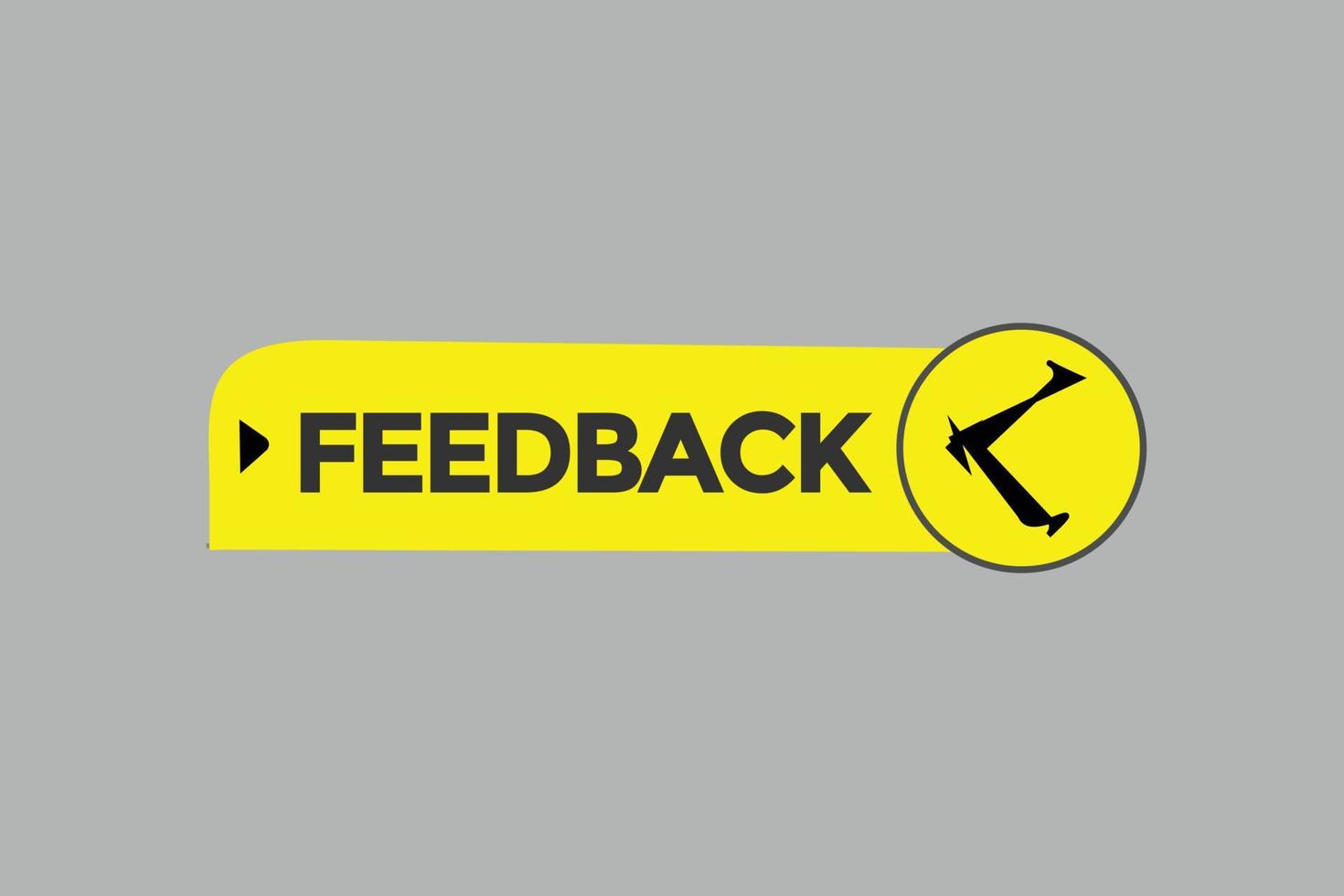 feedback vectors.sign label bubble speech feedback vector