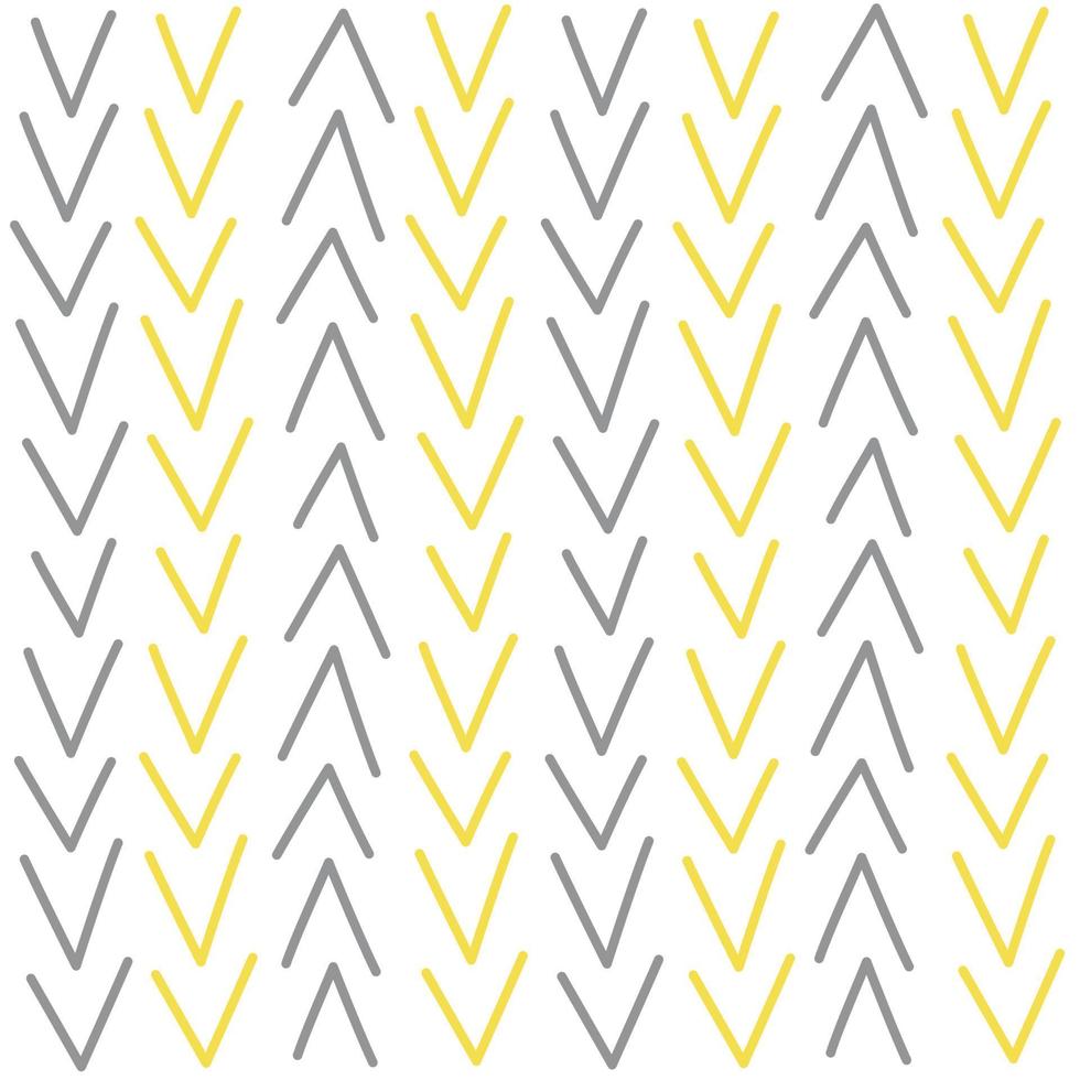 Cute modern abstract seamless vector pattern background illustration with yellow and gray chevron