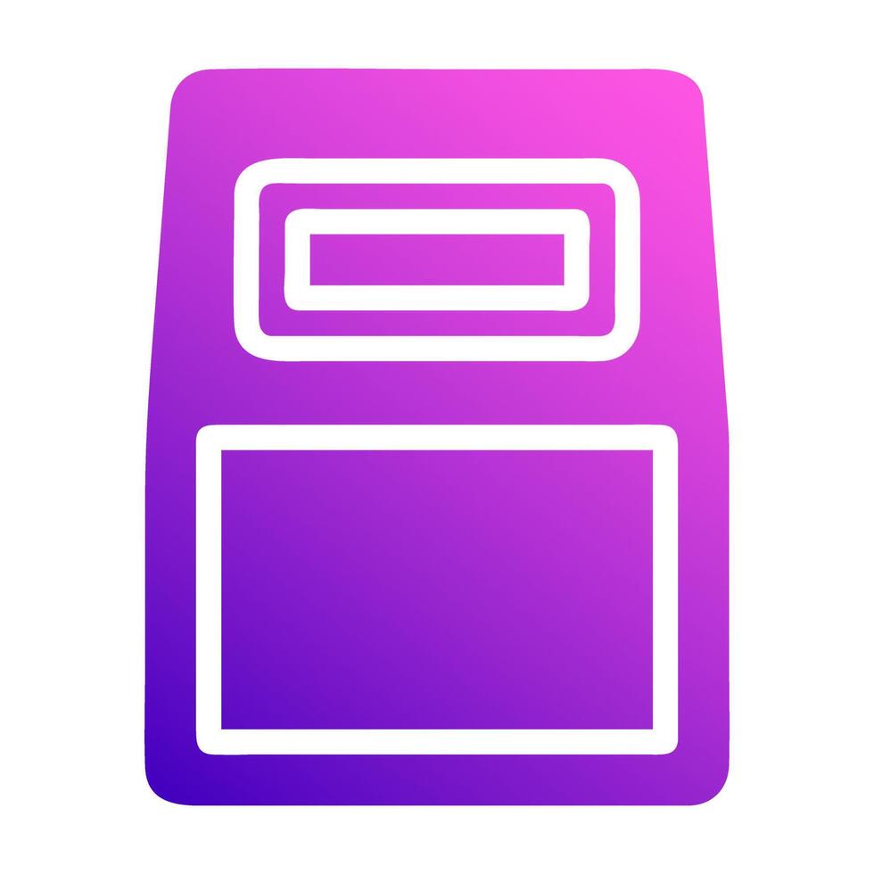 armor icon solid style gradient purple pink colour military illustration vector army element and symbol perfect.