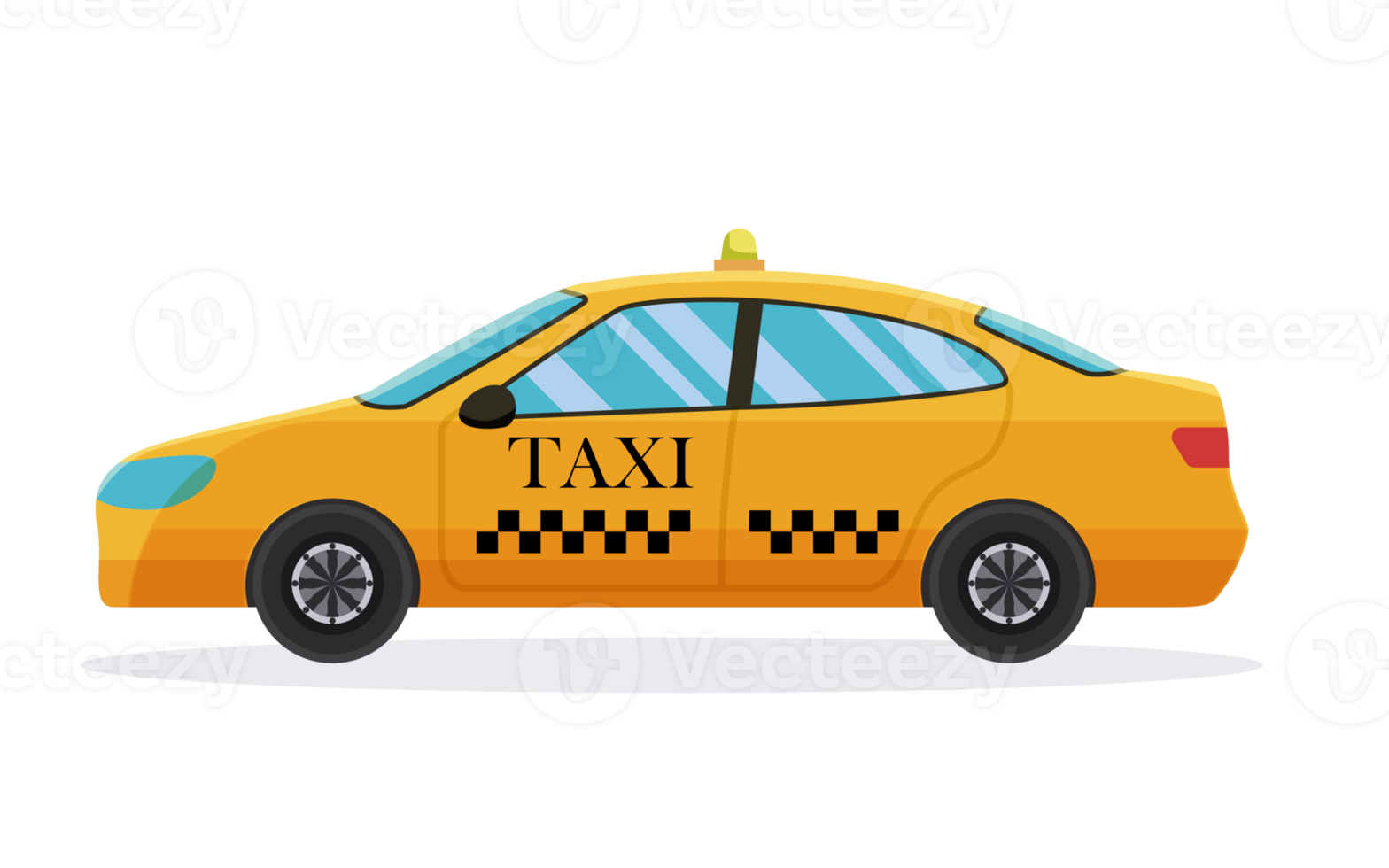 giallo Taxi macchina. servizio trasporto png