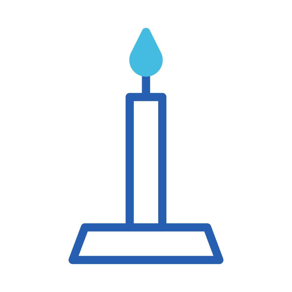 candle icon duotone blue style easter illustration vector element and symbol perfect.