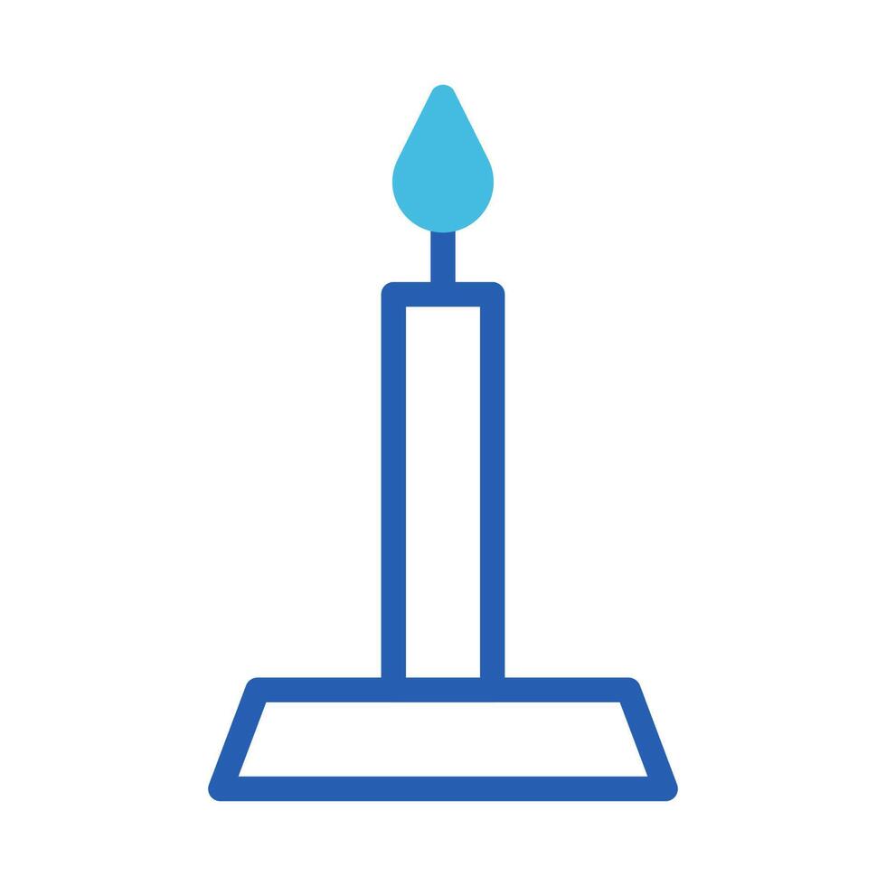 candle icon duotone blue style easter illustration vector element and symbol perfect.