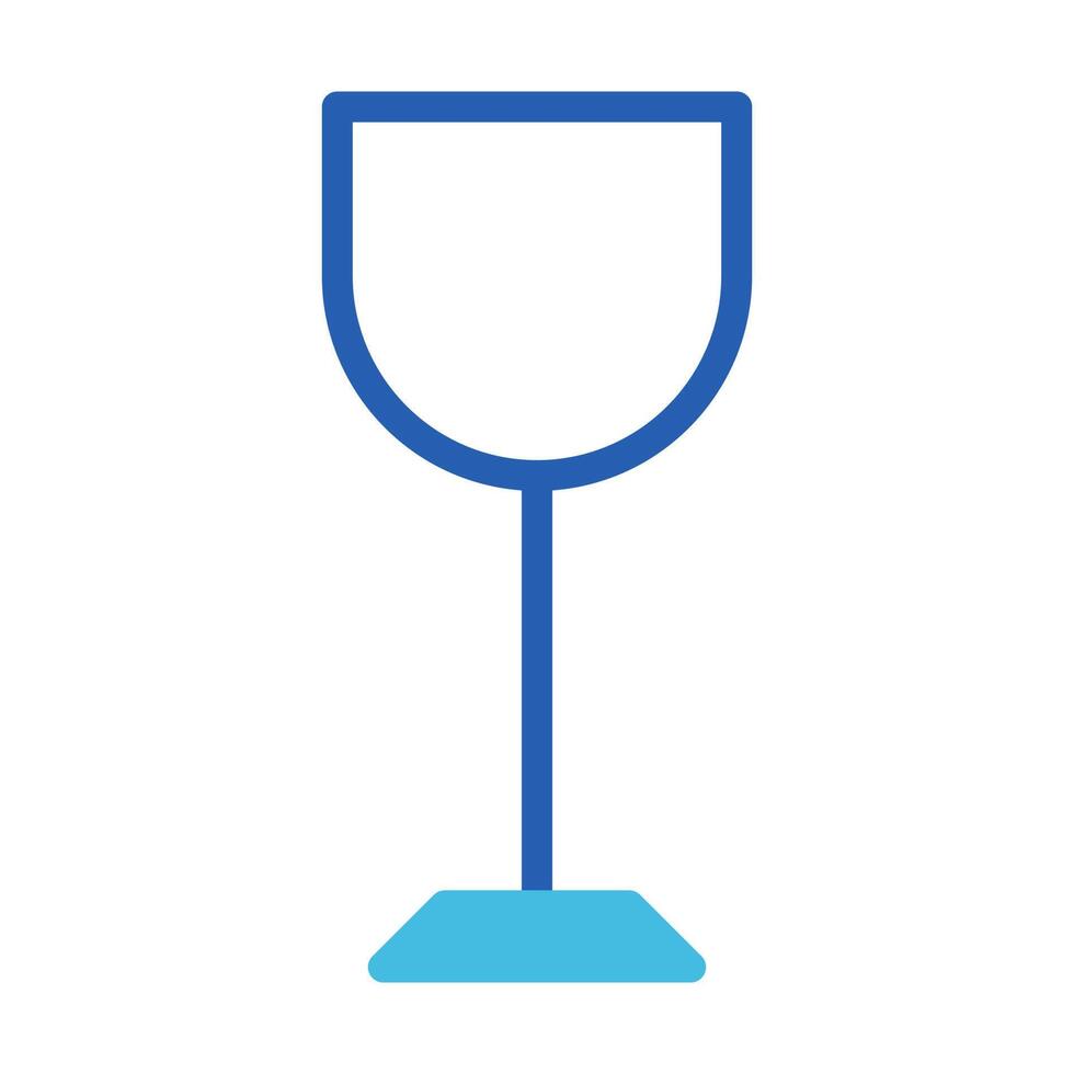 vino vaso icono duotono azul estilo Pascua de Resurrección ilustración vector elemento y símbolo Perfecto.