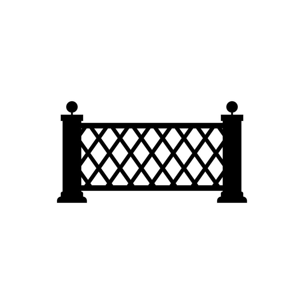 Fence icon vector. paling illustration sign. fencing symbol. hedge logo. vector
