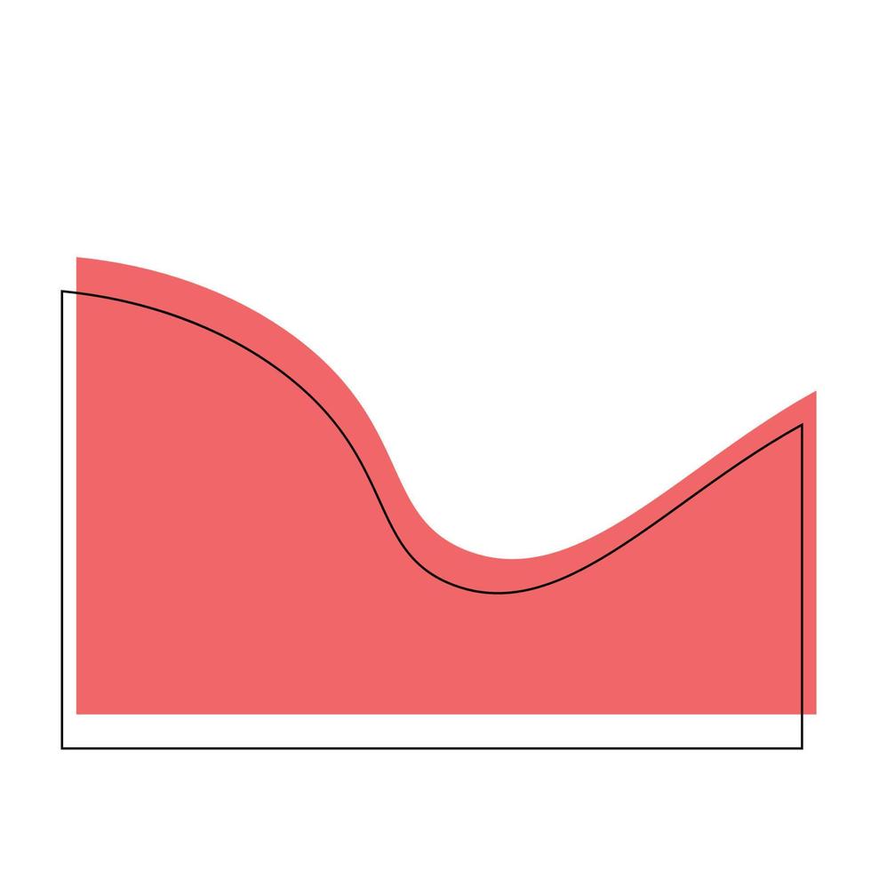 Vector Line Abstract Wave Shape