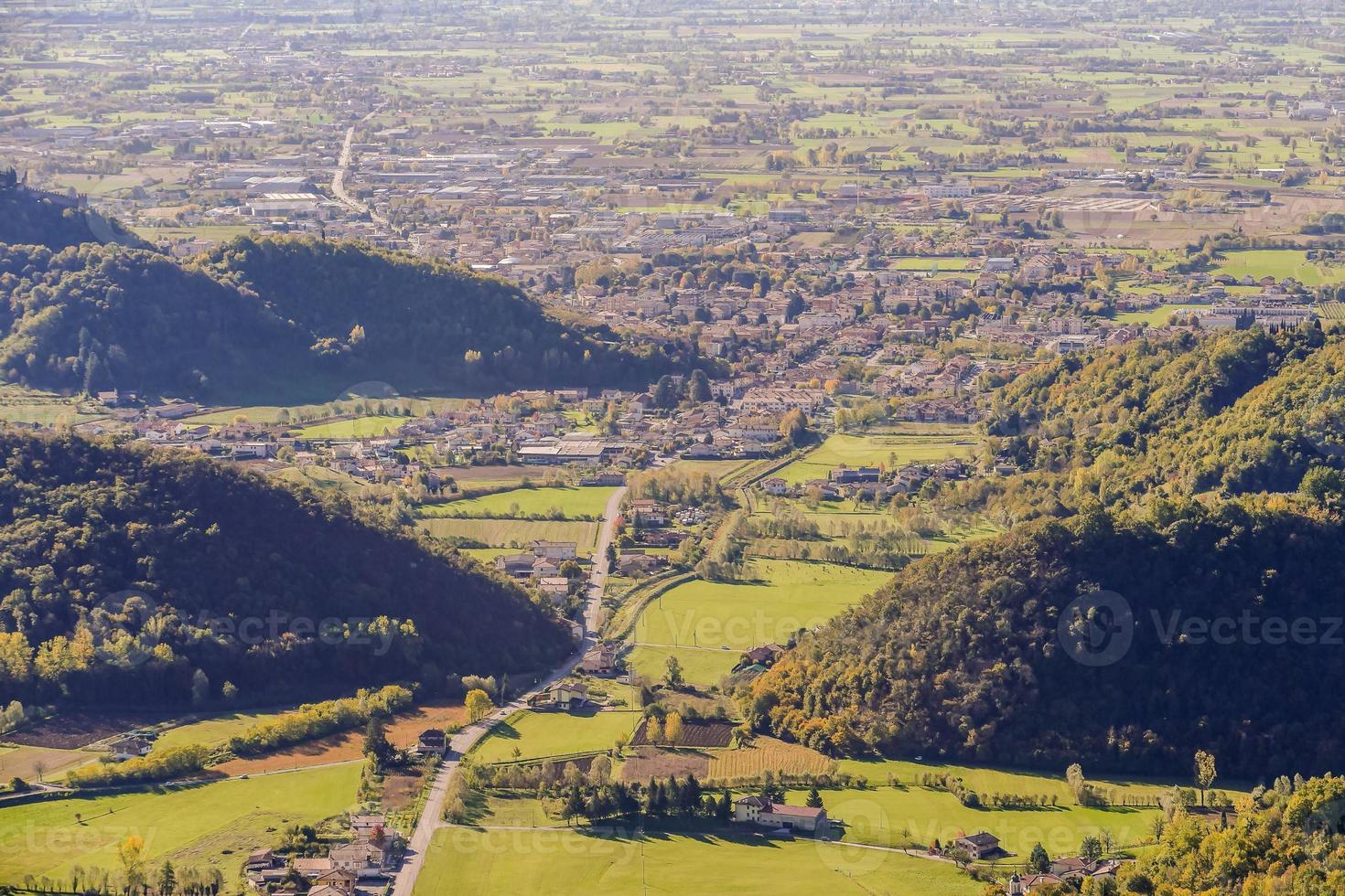 Scenic rural landscape photo