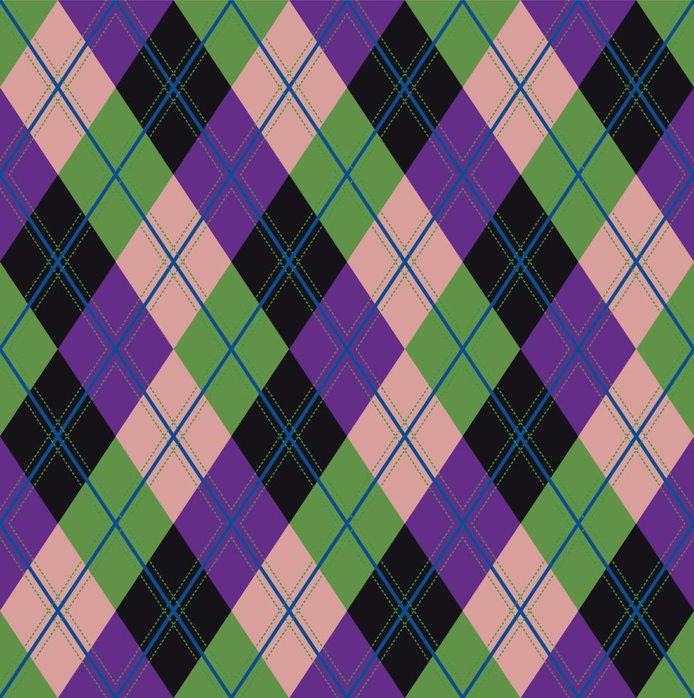 Argyle Pattern vector geometric