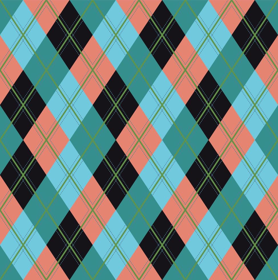 Argyle Pattern vector geometric