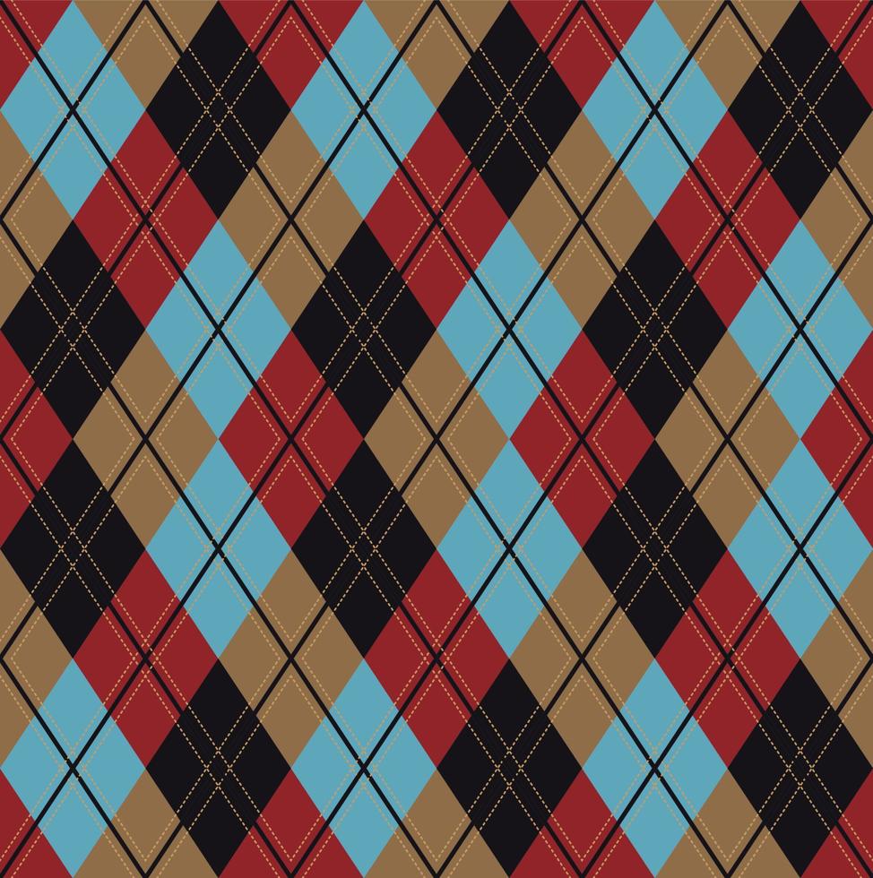 Argyle Pattern vector geometric