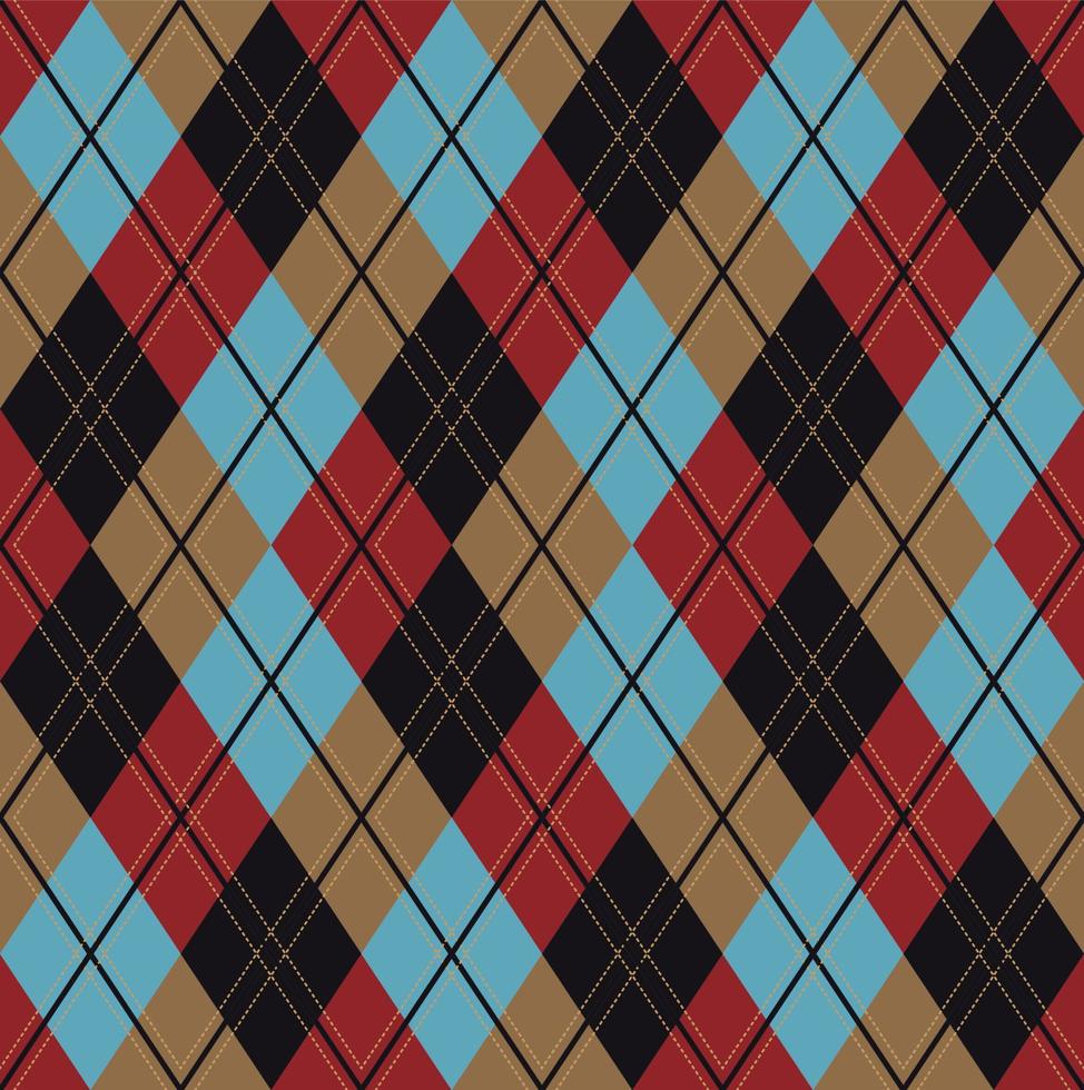 Argyle Pattern vector geometric