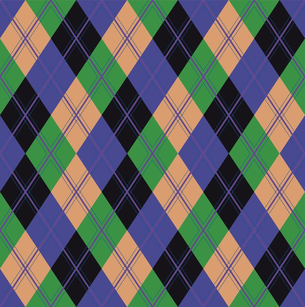 Argyle Pattern vector geometric