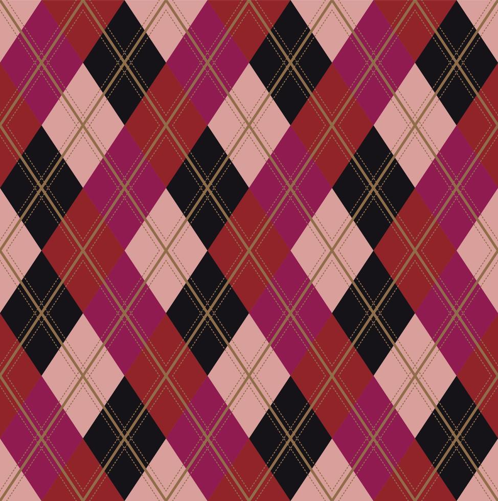 Argyle Pattern vector geometric