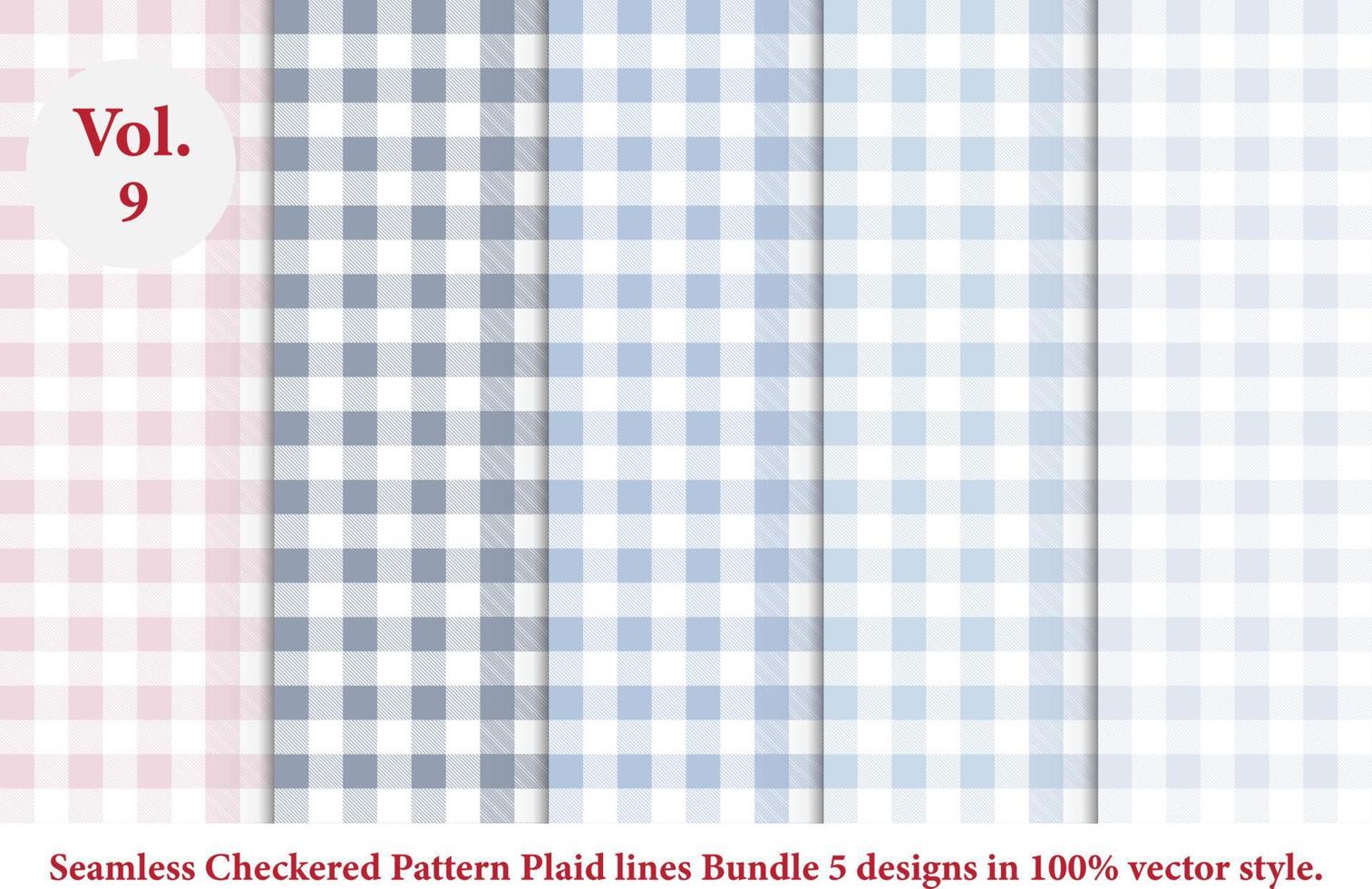 Plaid lines Pattern ,checkered pattern vector