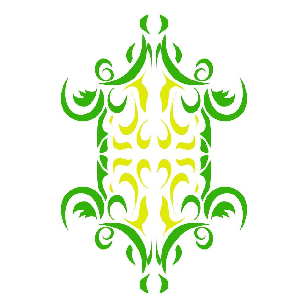 ilustración de un verde linterna con un amarillo fuego en el tema de ramadán, eid al-fitr y eid al-adha vector