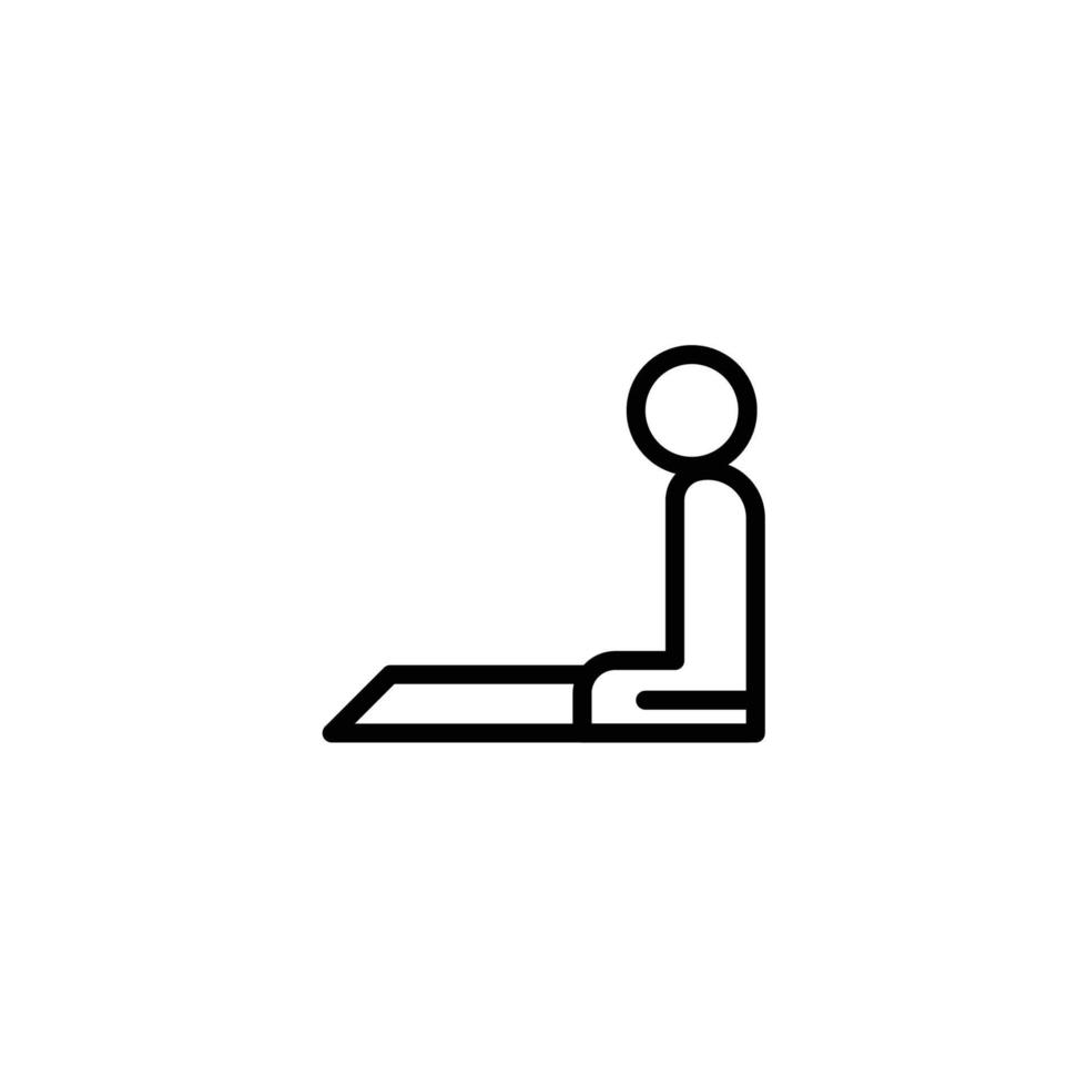 people are praying sign symbol. vector illustration