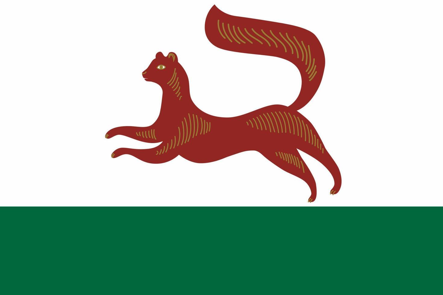 Simple flag. Correct size, proportion, colors vector