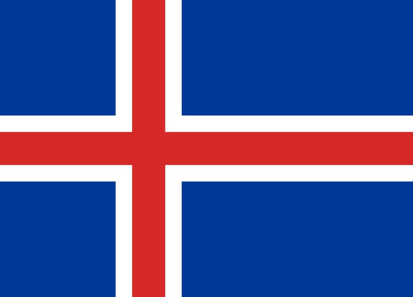 Simple flag Correct size, proportion, colors. vector