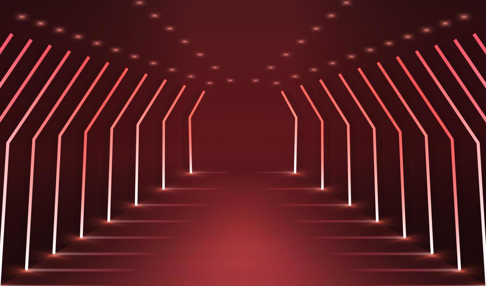 3d realistic neon background with line light effect. vector