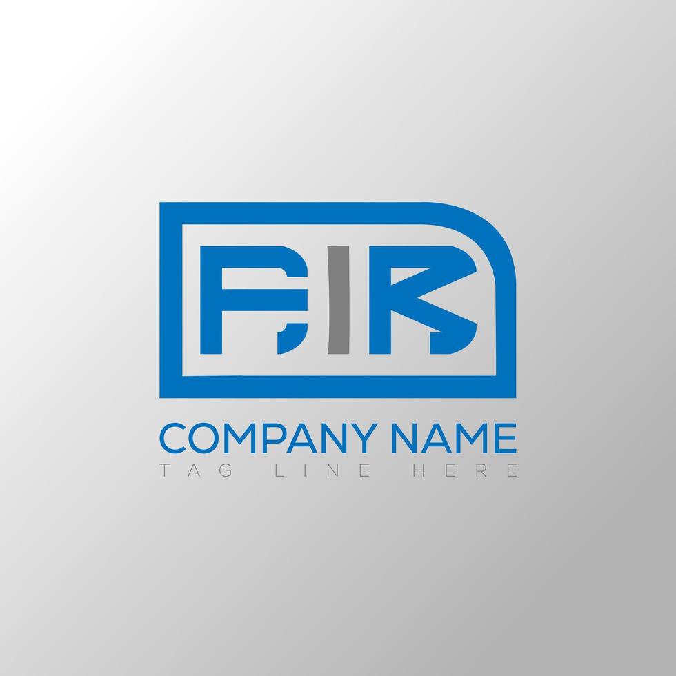 FIR letter logo creative design. FIR unique design. vector