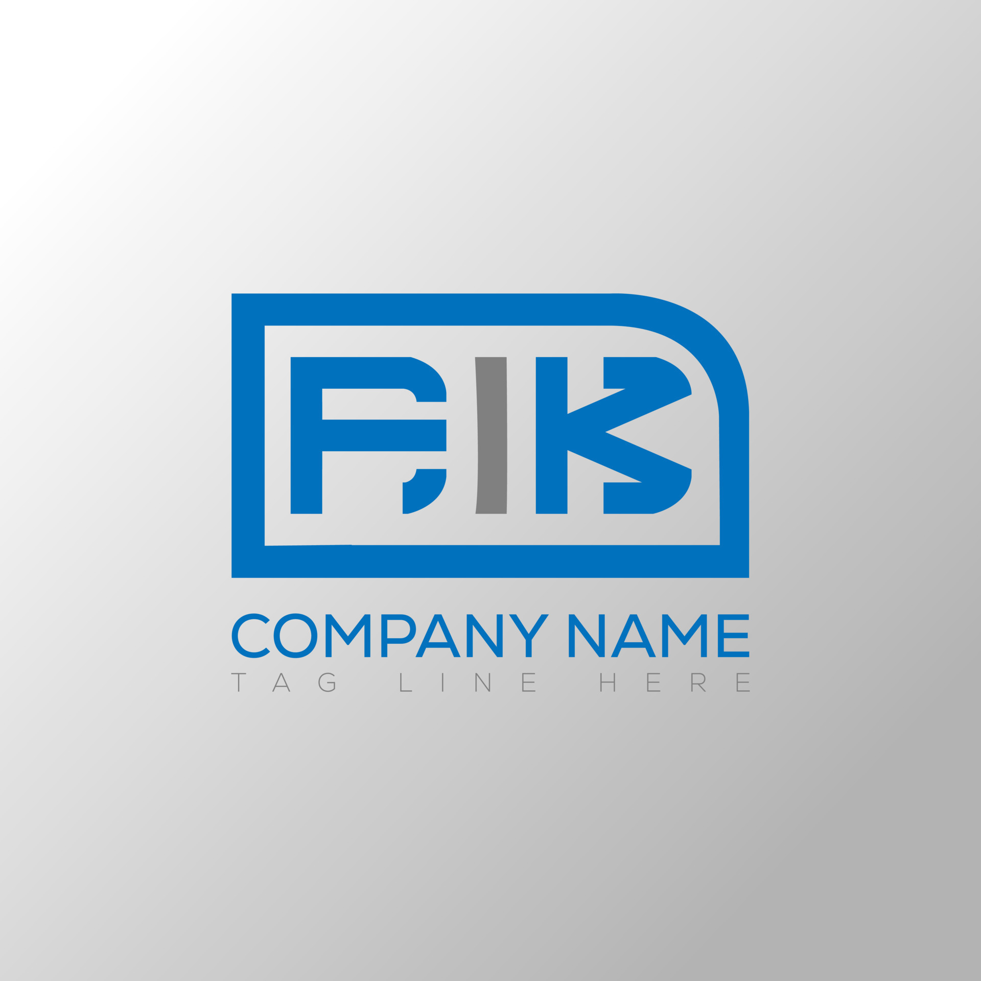 FIK letter logo creative design. FIK unique design. 21841550 Vector Art