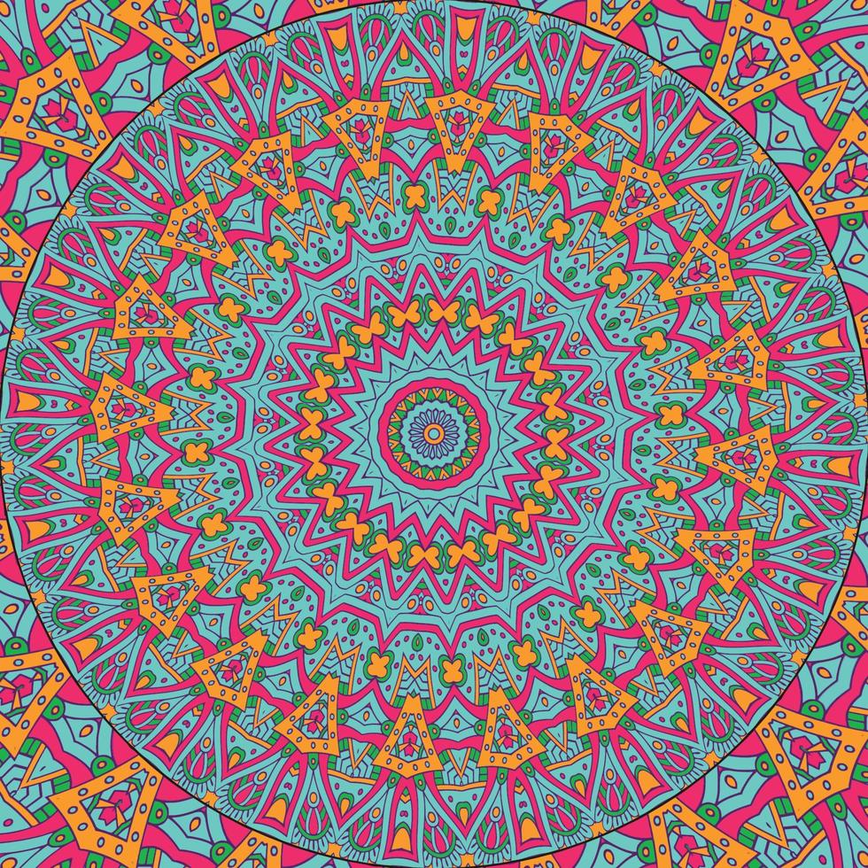 A colorful background with a pattern of circles vector