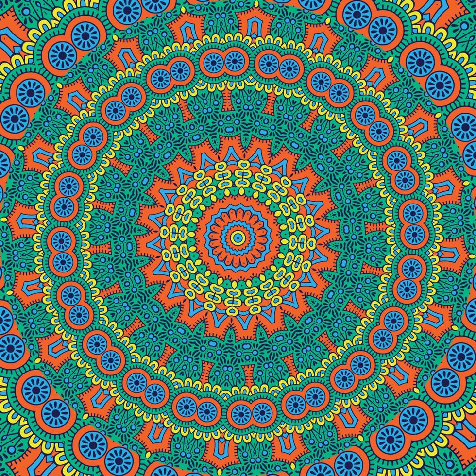 Luxury Ornamental Mandala Pattern Background. Anti-Stress Therapy Patterns vector