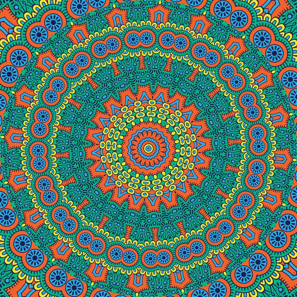 lujo ornamental mandala modelo antecedentes. anti estrés terapia patrones vector