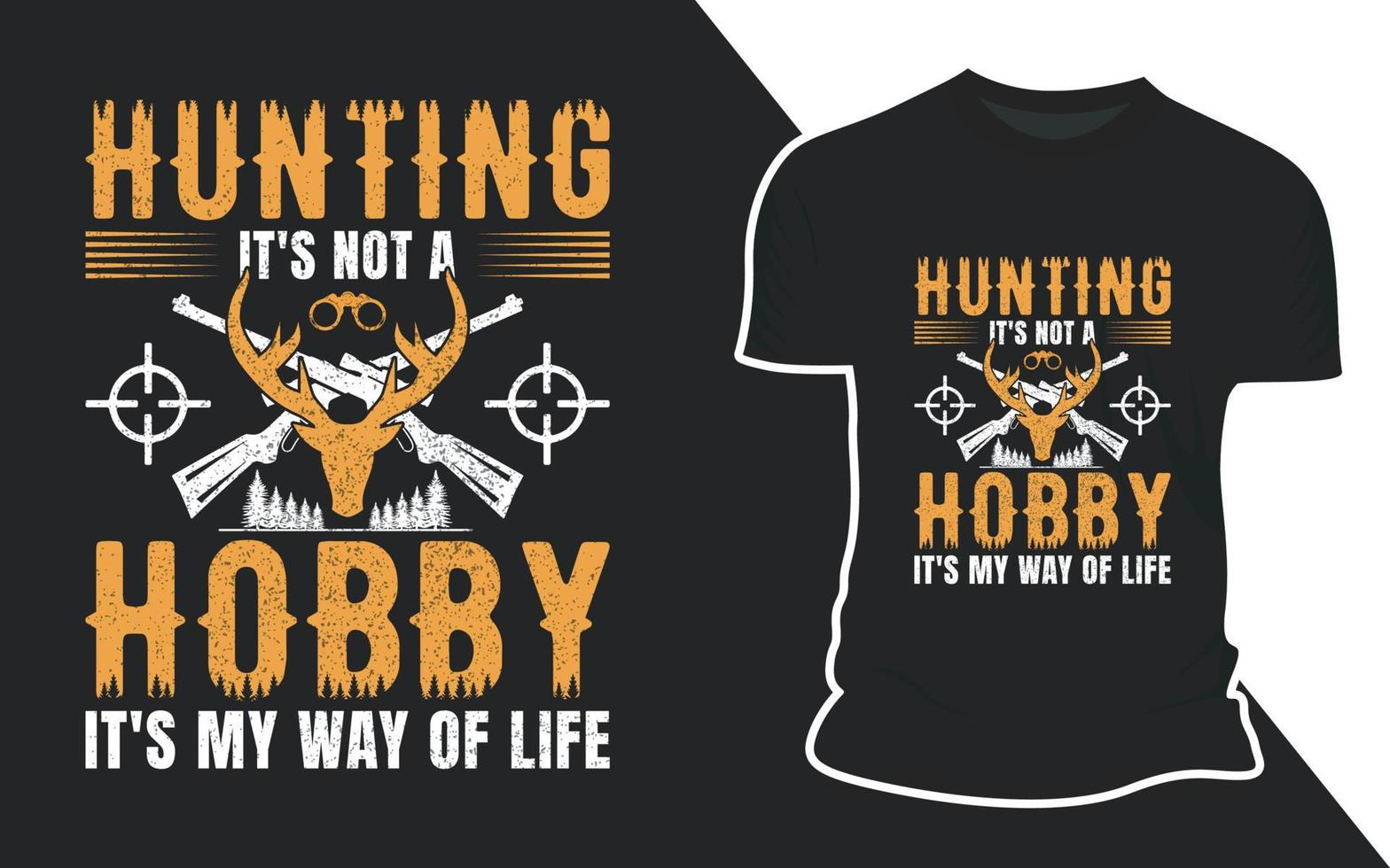 Hunting Vector Custom T shirt Apparel Clothing Design