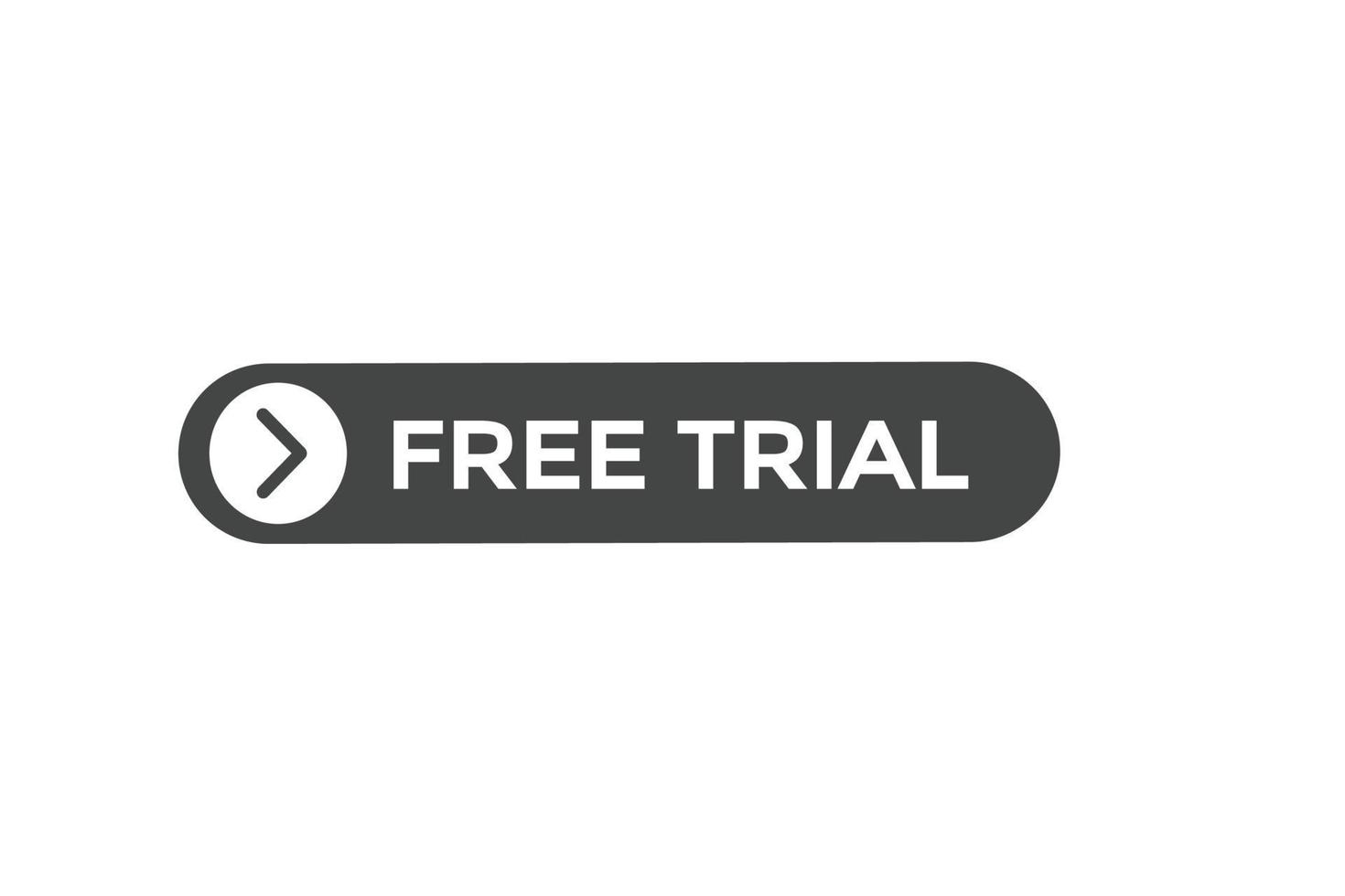 free trial vectors.sign label bubble speech free trial vector