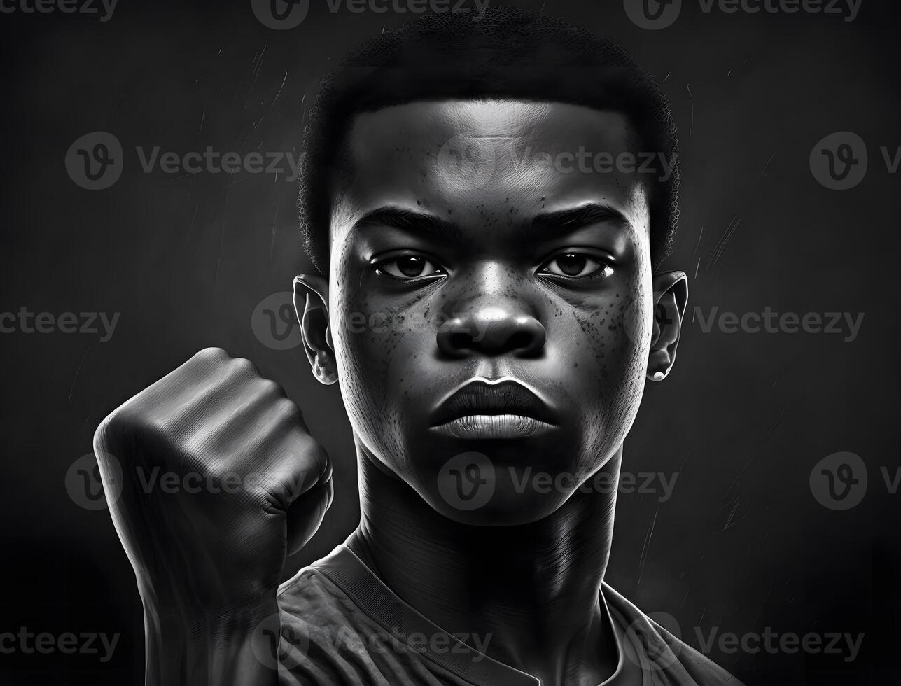 African American men with fist celebration looking at the camera. photo
