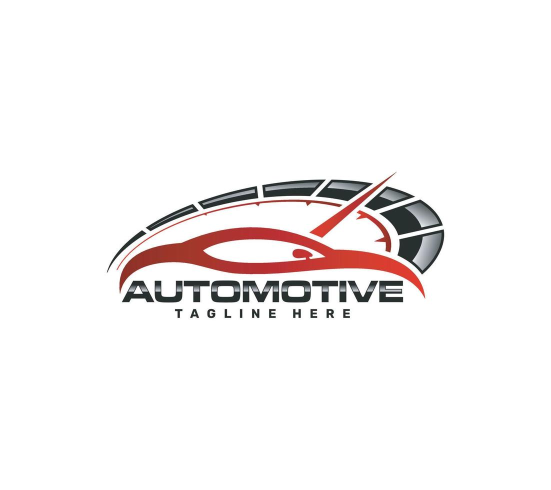 automotor logo diseño en blanco fondo, vector ilustración.