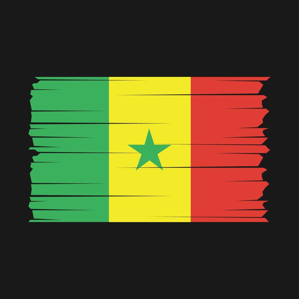 Senegal Flag Vector