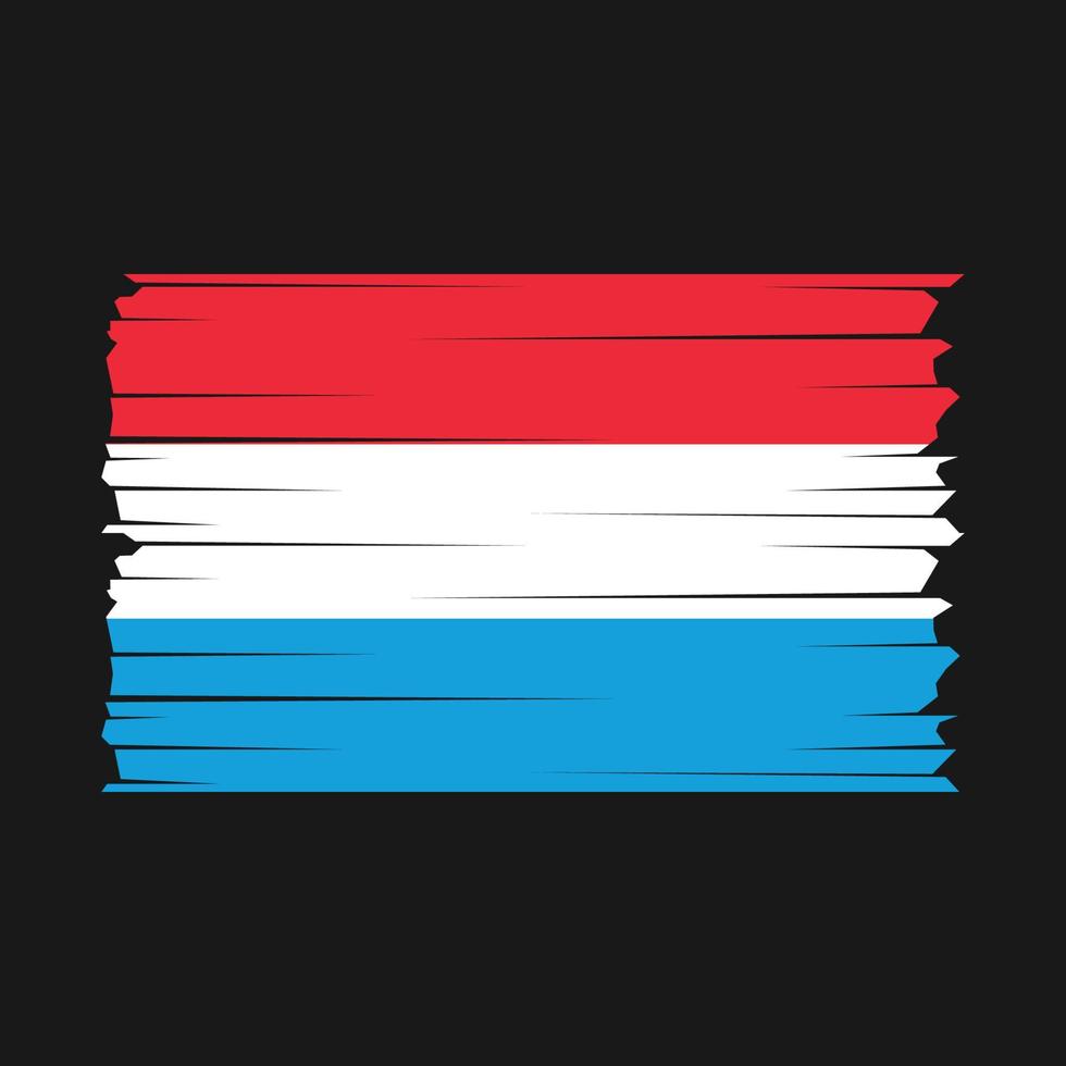 Luxembourg Flag Vector