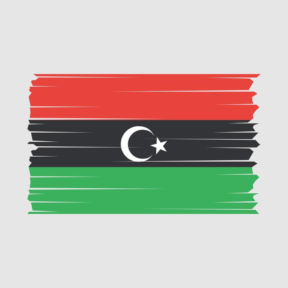 Libya Flag Vector