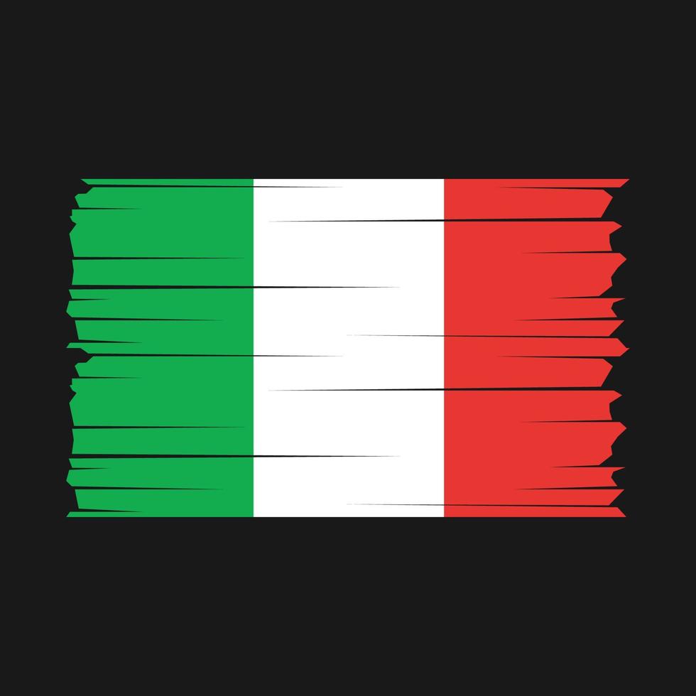 vector de bandera de italia