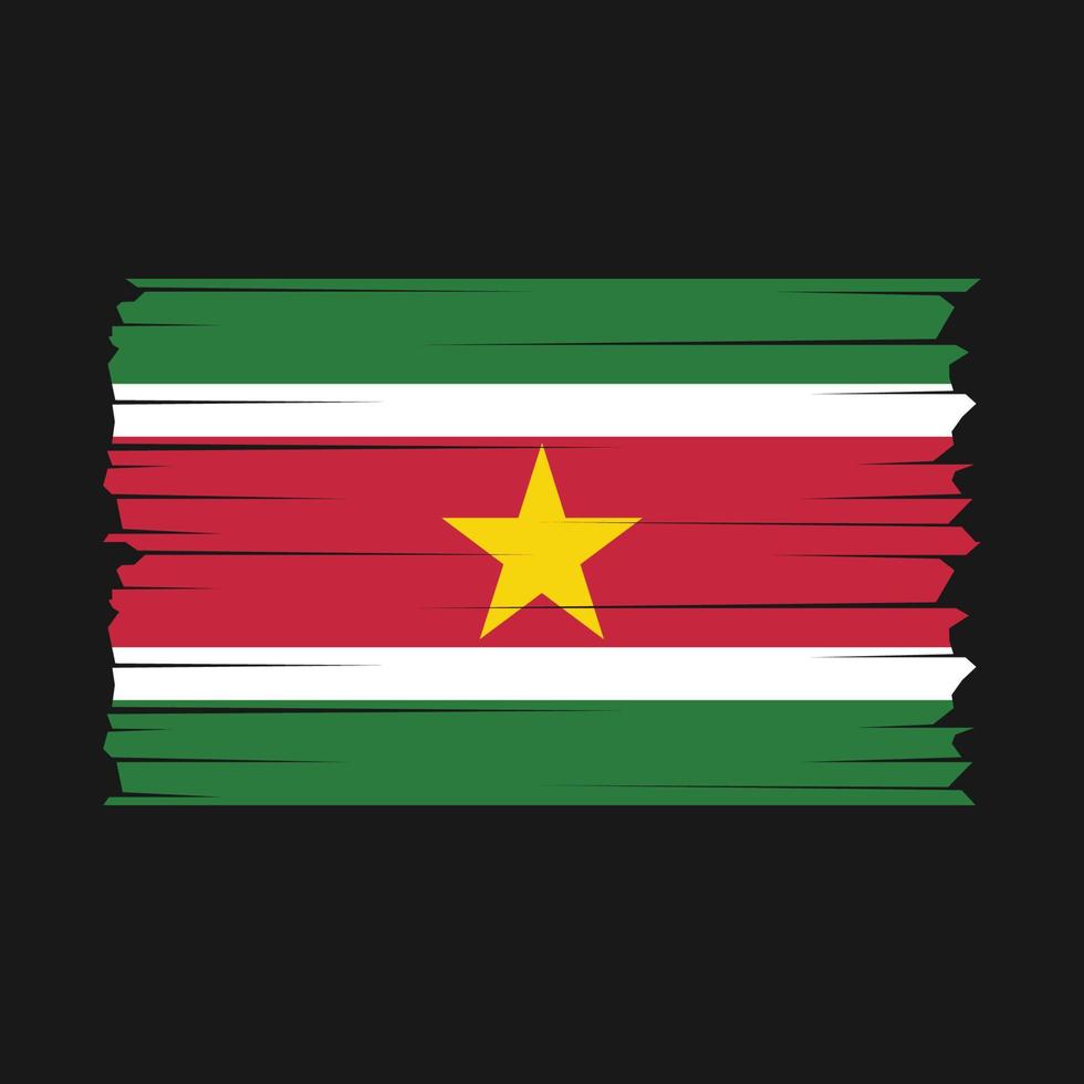Suriname Flag Vector