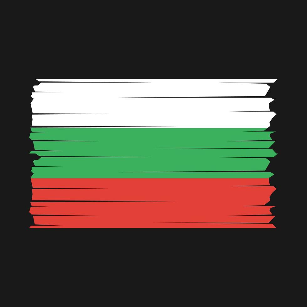 vector de bandera de bulgaria