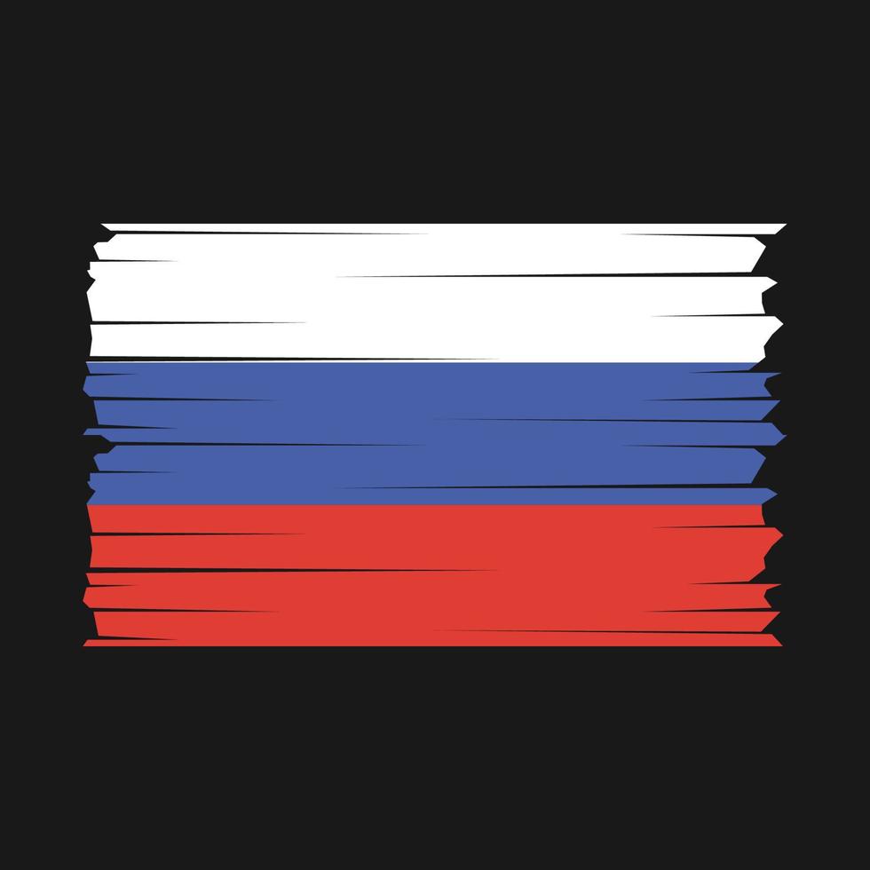 Russia Flag Vector