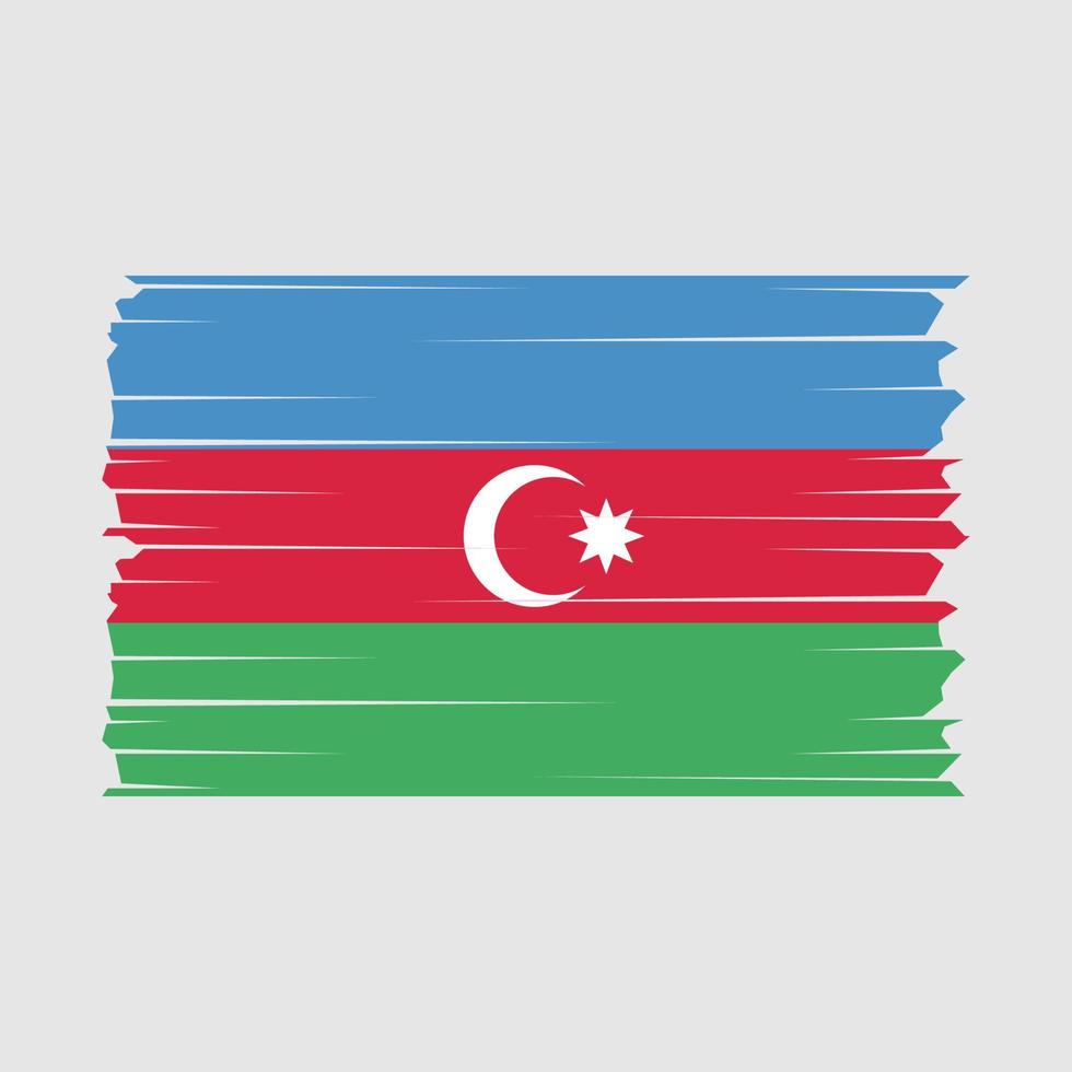 Azerbaijan Flag Vector