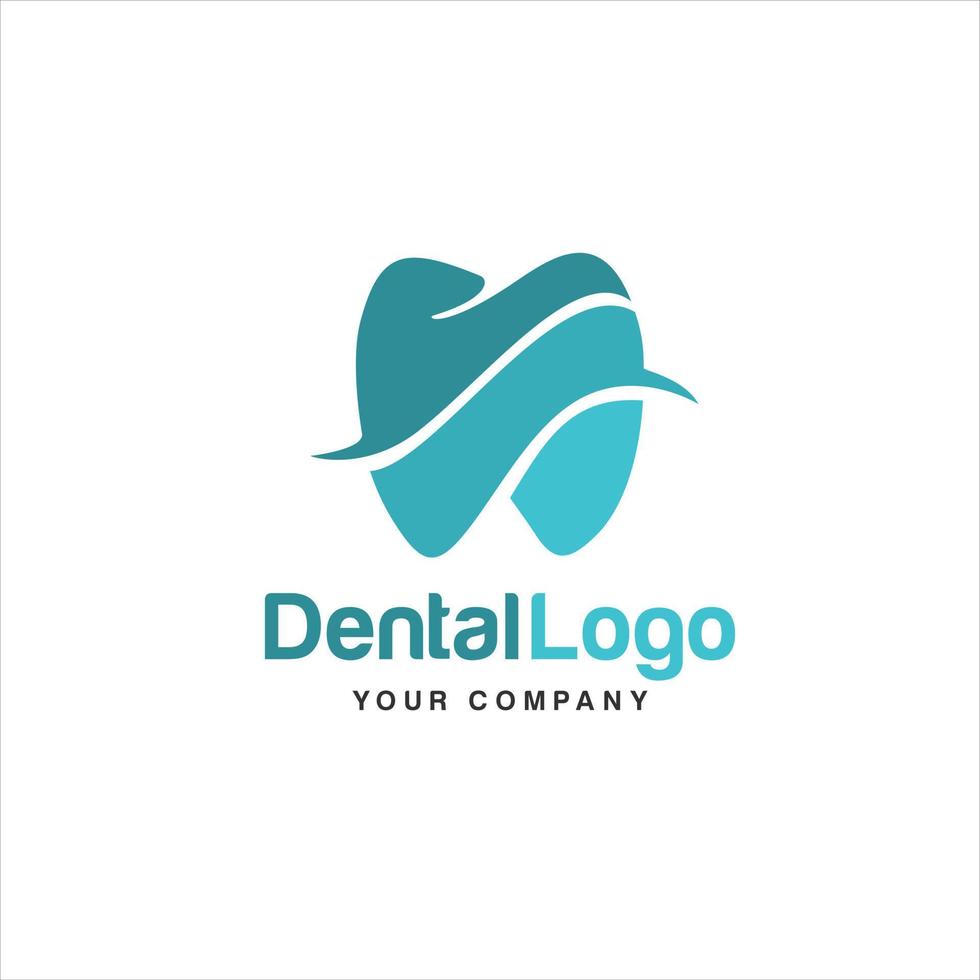 Dental logo, logo for dental health, and logo for dental care. vector