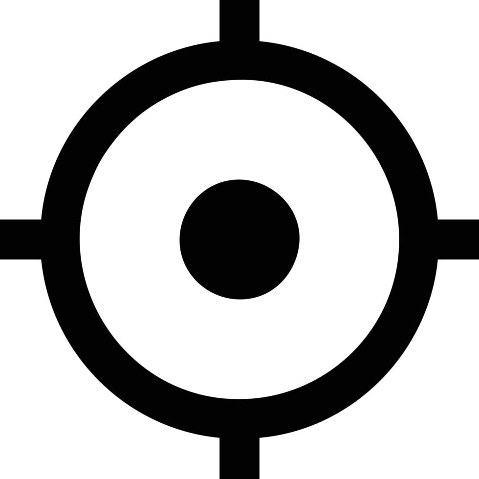 Target focus icon symbol design image, illustration of the success goal icon concept. EPS 10 vector