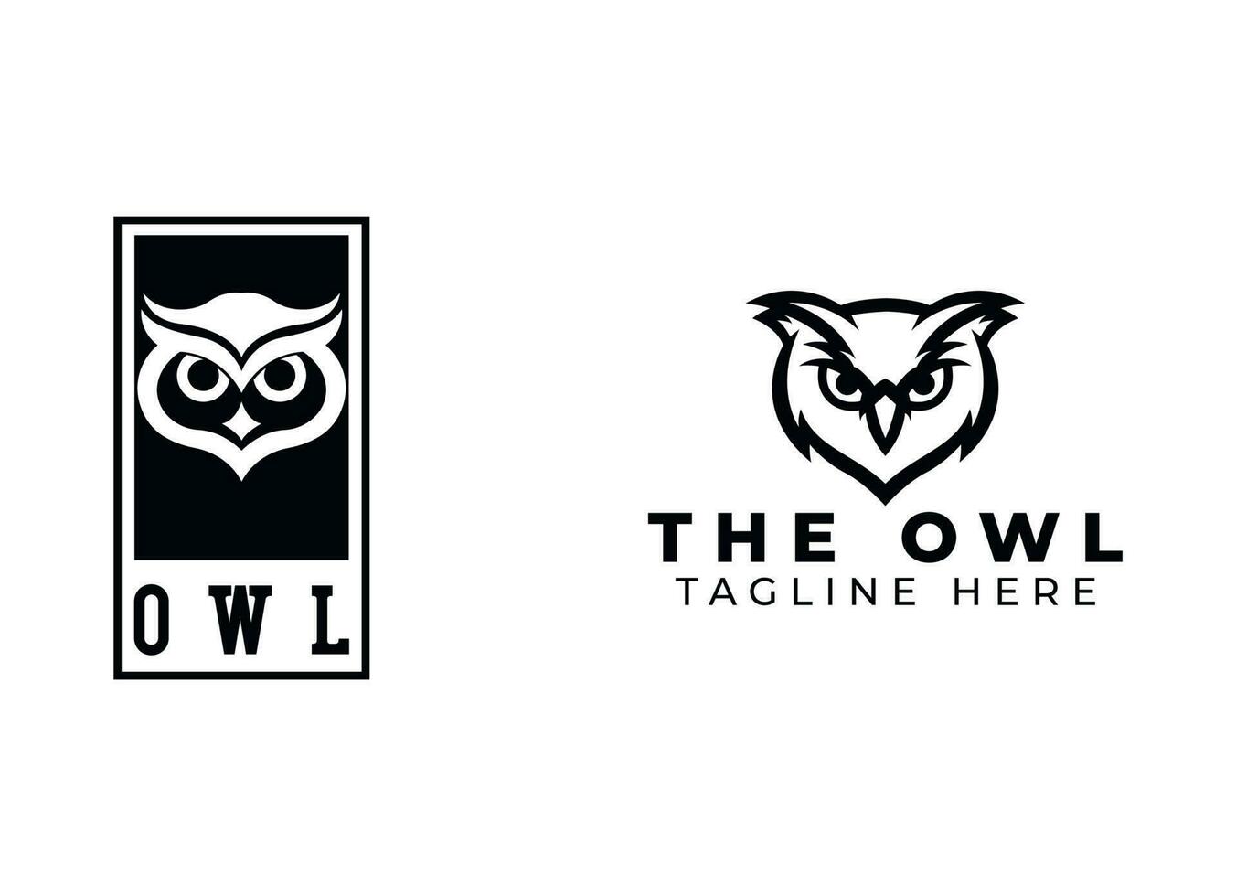 Owl Logo Design Vector