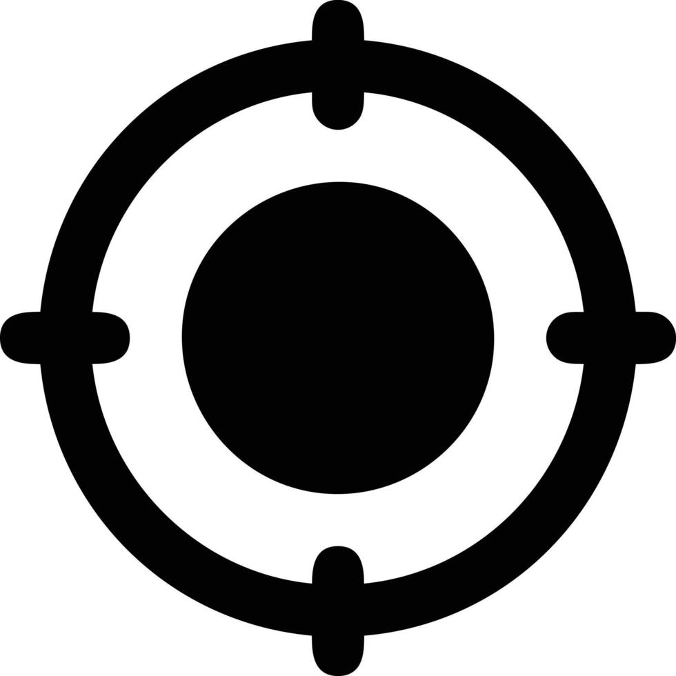 Target focus icon symbol design image, illustration of the success goal icon concept. EPS 10 vector