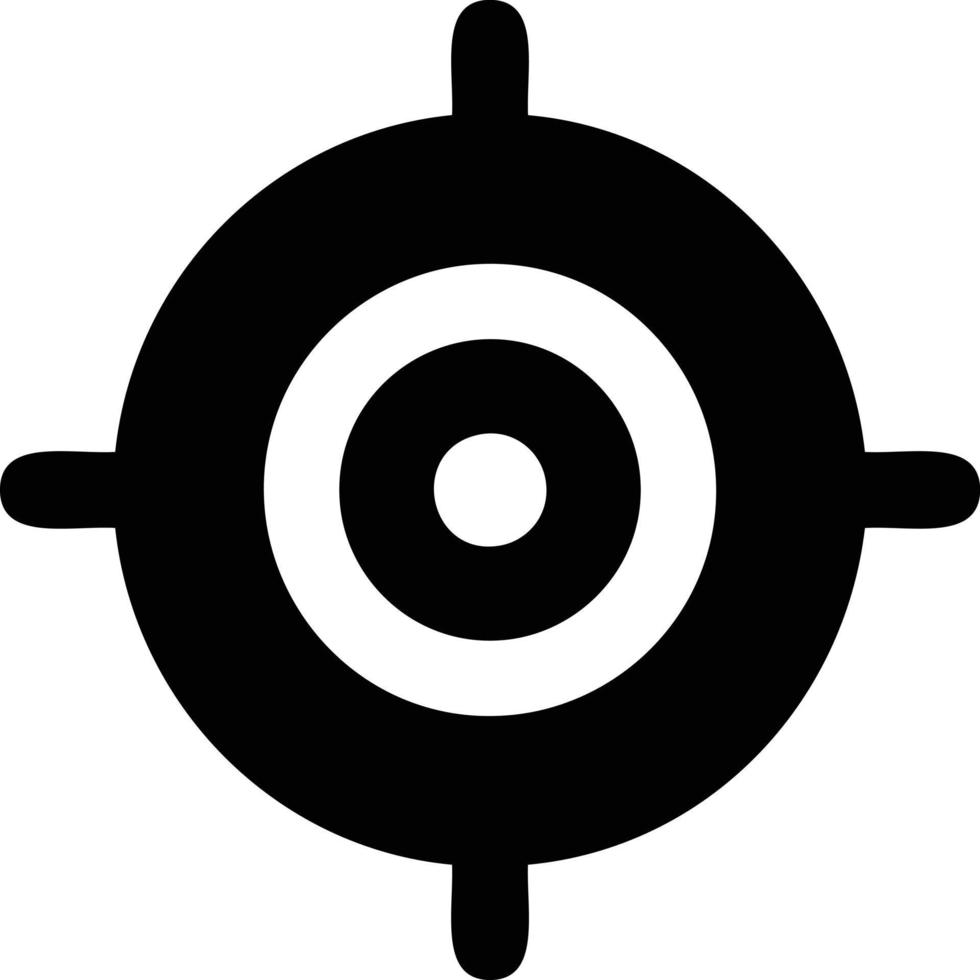 Target focus icon symbol design image, illustration of the success goal icon concept. EPS 10 vector