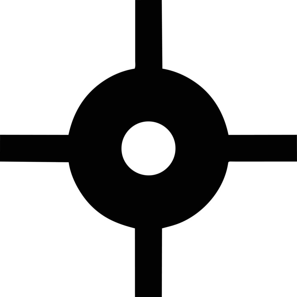 Target focus icon symbol design image, illustration of the success goal icon concept. EPS 10 vector
