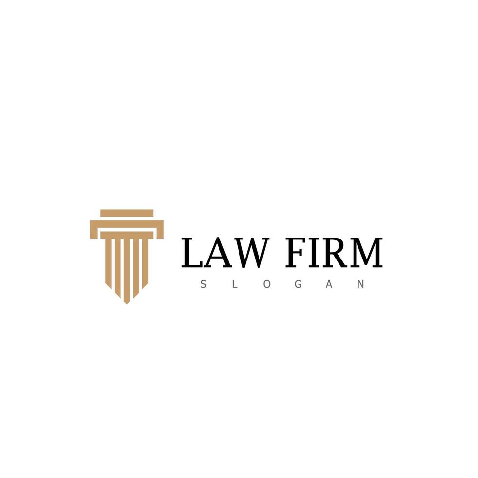 Justice law firm logo and business card design. gold, firm, law, icon justice, business card, Premium Vector